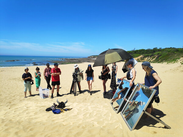 Sur le tournage de "Nos cérémonies" - Photo Inès Daïen Dasi