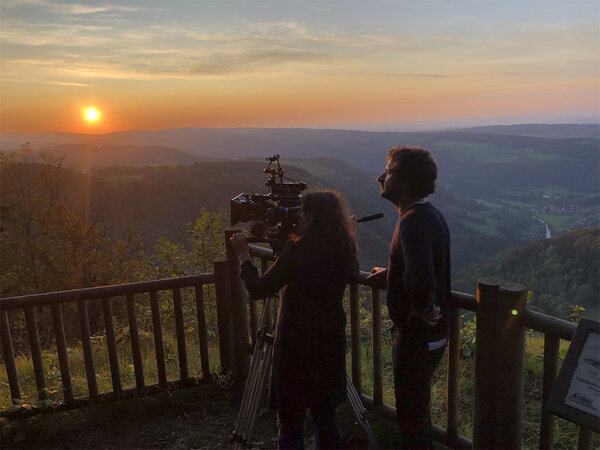 Journée équipe B : Céline Bozon et Romain Marcel - Photo Gaston Grandin