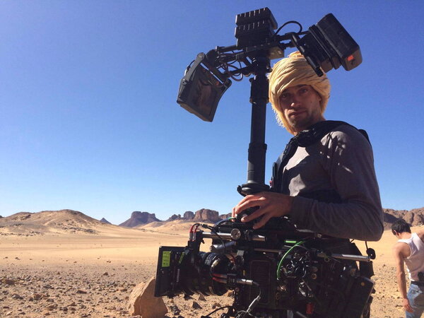Thomas Burgess, cadreur Steadicam - Photo Yacine Boumaraf