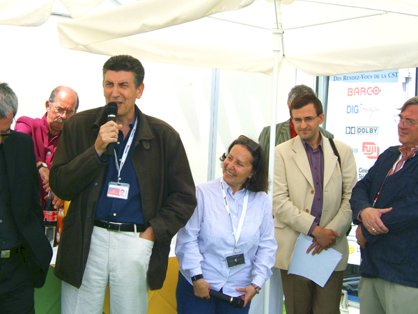 Jean-Pierre Smadja, Annick Mullatier, Christophe Zimmerlin et Pierre Poittevin, Fuji, aux Rendez-vous de la CST