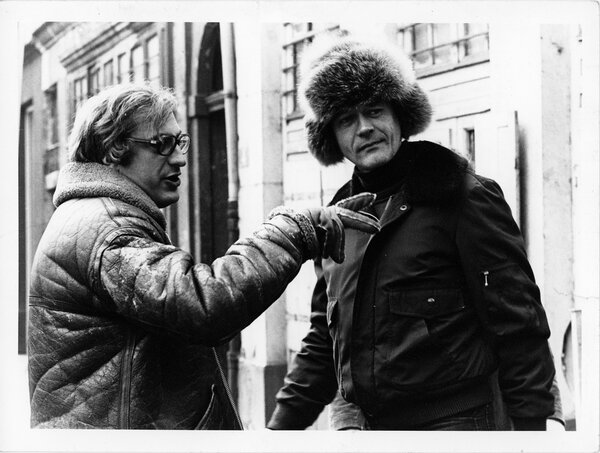 Bertrand Tavernier et Pierre-William Glenn, à Lyon en 1973 - Collection particulière
