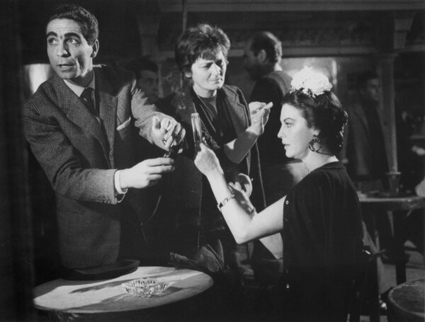 Giuseppe Rotunno et Ava Gardner sur le tournage de "L'Ange pourpre", de Nunnally Johnson (1960)