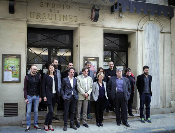 Frédérique Bredin, en présence des représentants des exploitants concernés et organisations professionnelles - Photo CNC