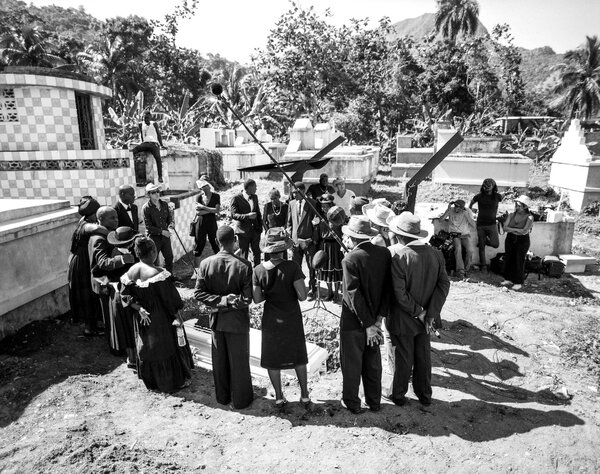 The cemetery set, in Milot, Haïti - Photo by Sylvain Zambelli