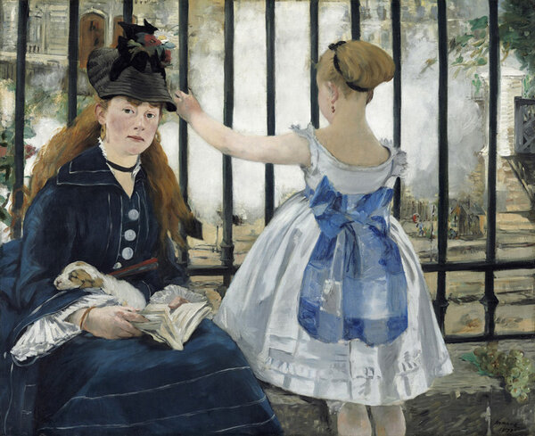 Edouard Manet, "Le Chemin de fer", 1872-1873 - Washington, National Gallery