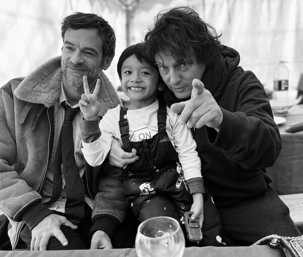 Jeudi 20 mars | Photo Zazie (iPhone) - Dernier jour avec Romain et Mapring venu en Europe pour la première fois... Mapring a fait son premier film... Romain, plus de 80 !