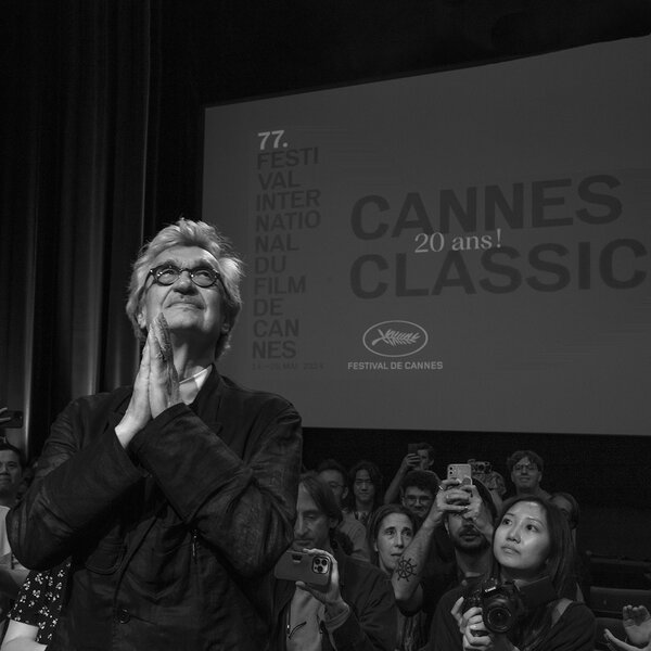 Salle Debussy - Le vendredi 24 mai - 19h13 | Photo Gilles Porte, AFC - Cannes Classics a 20 ans, <i>Paris Texas</i> 40 ans et Wim Wenders une éternité
