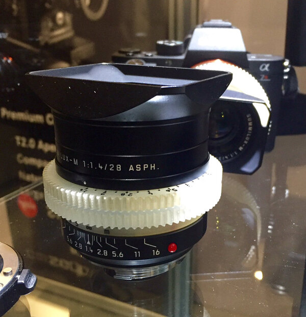 Objectif 28 mm f/1,4