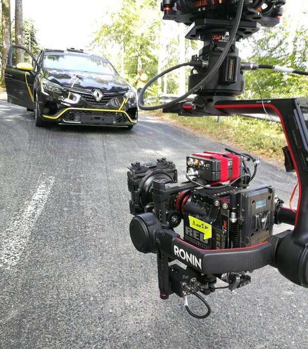 RS4 équipée d'un Ronin 2.
