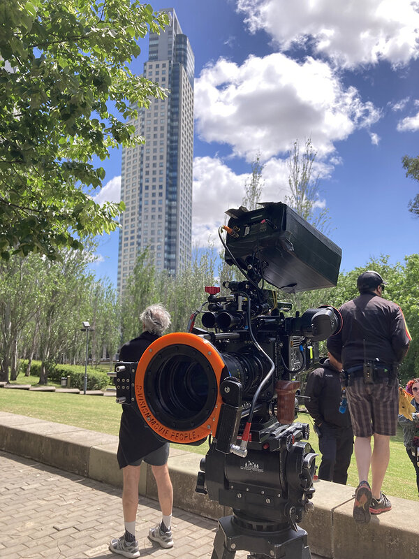 La caméra Sony avec l'iris - Photo Hélène Degrandcourt