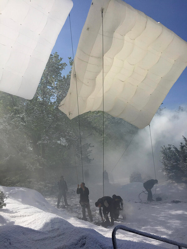 Les "nuages" d'Airstar en action