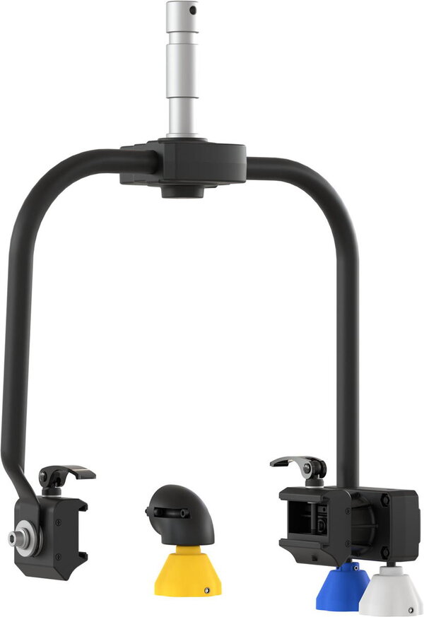 Lyre avec commandes par perche