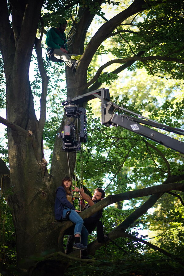 Tournage de la séquence d'ouverture - Photo : Pierre Kerrand