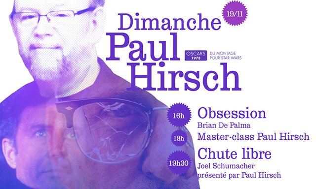 Projections et Master Class autour du chef monteur Paul Hirsch