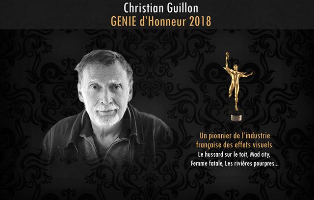 Christian Guillon, Génie d'Honneur 2018