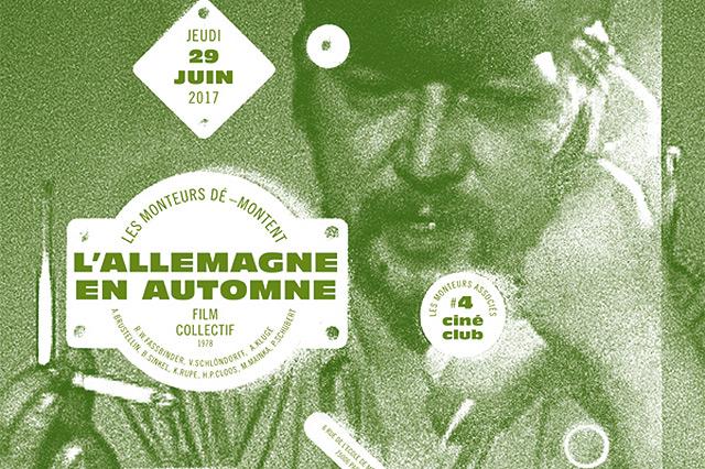 "L'Allemagne en automne", projeté au Ciné-club des Monteurs Associés