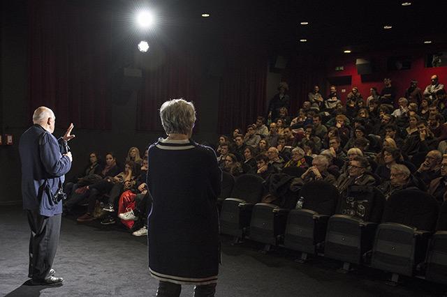 Inauguration de la salle Claudine Nougaret - Raymond Depardon à l'ENS Louis-Lumière Par Rémy Chevrin, AFC