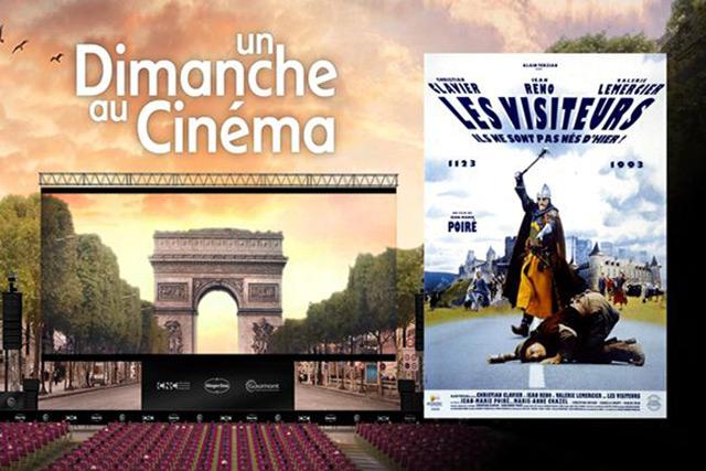 Cahier spécial Cinéma sur les Champs-Elysées dans "Le Parisien"