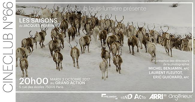 "Les Saisons", de Jacques Perrin et Jacques Cluzaud, projeté au Ciné-club de l'Ecole Louis-Lumière