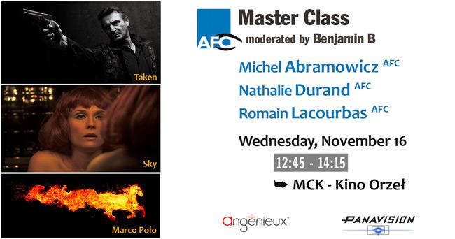 Master Class AFC 12h45 - 14h15 — MCK Orzeł Cinema