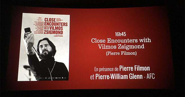 Rencontre avec Pierre-William Glenn, AFC, autour de Vilmos Zsigmond, ASC