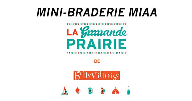 Mini-braderie Miaa à la Grande Prairie de La Bellevilloise