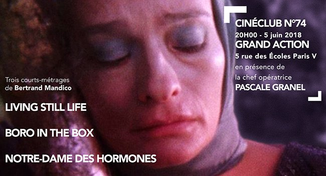 Trois courts métrages de Bertrand Mandico projetés au Ciné-Club de l'Ecole Louis-Lumière