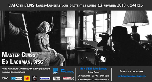 Master Class Ed Lachman, ASC, à l'ENS Louis-Lumière