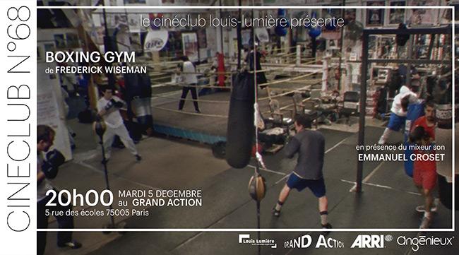 "Boxing Gym", de Frederick Wiseman, projeté au Ciné-club de l'Ecole Louis-Lumière