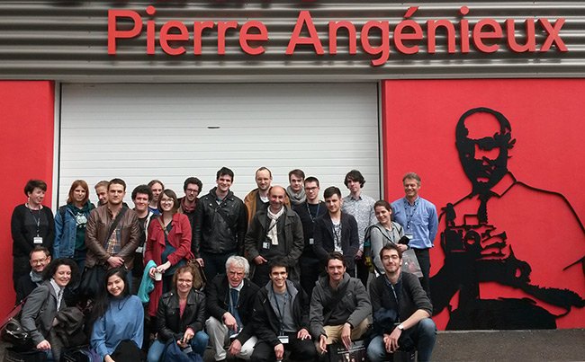 Des étudiants de l'ENS Louis-Lumière reçus chez Thales Angénieux