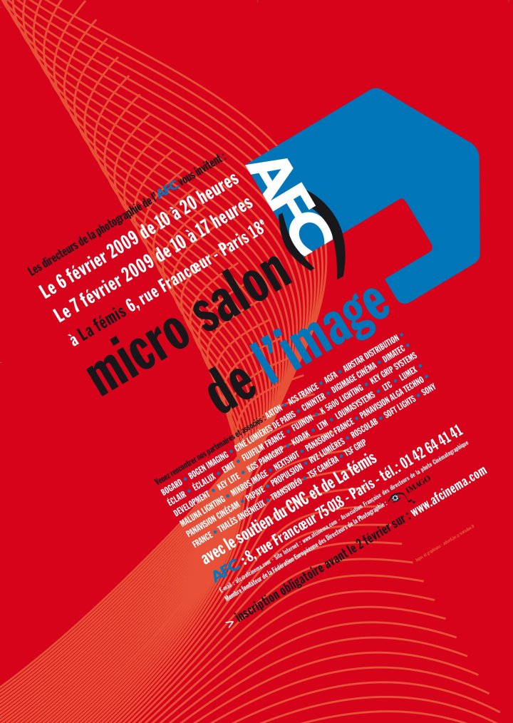Micro Salon AFC 2009, et voilà le programme ! des 6 et 7 février à La fémis