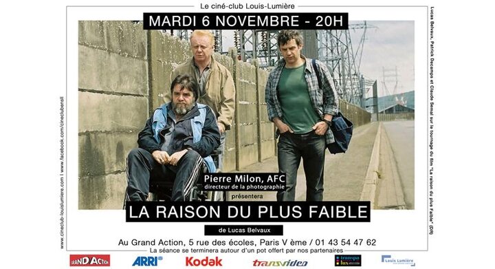 "La Raison du plus faible" projeté au Ciné-club de l'Ecole Louis-Lumière