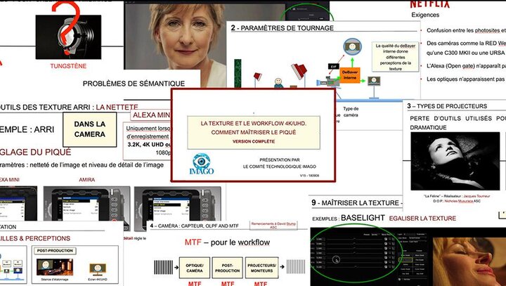 La texture et la chaîne numérique 4K / UHD - Comment contrôler le piqué de l'image Par Philippe Ros, AFC