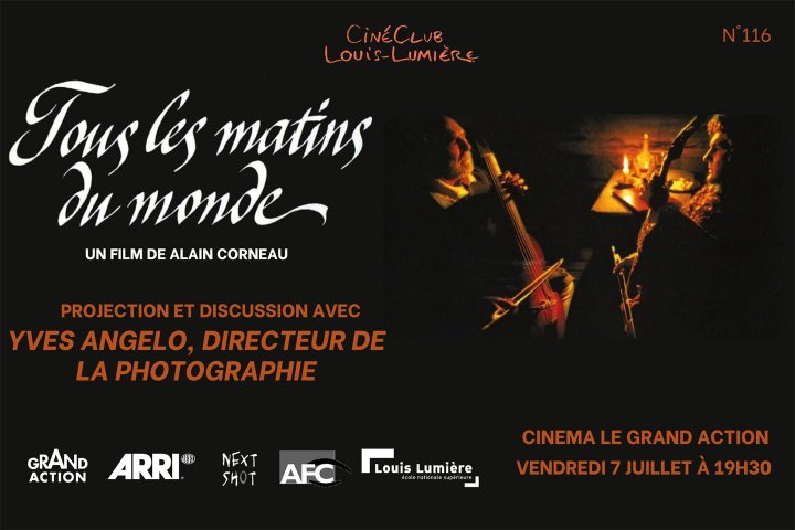 "Tous les matins du monde", d'Alain Corneau, projeté au Ciné-club de Louis-Lumière
