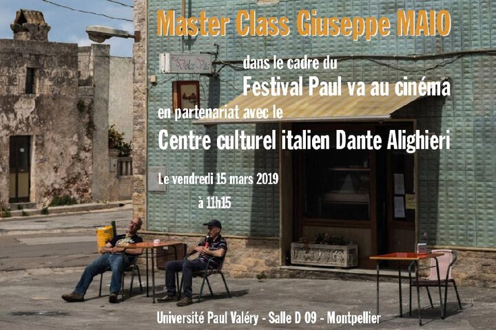 Master Class Giuseppe Maio Festival Paul va au cinéma - Montpellier