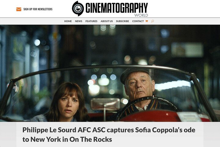 Philippe Le Sourd, AFC, ASC, au sommaire de "Cinematography World", numéro #001