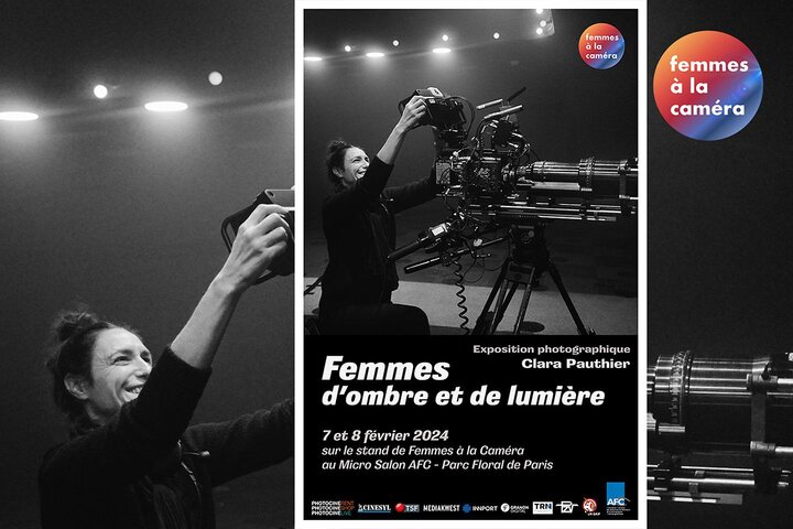 Exposition "Femmes d'Ombre et de Lumière", photographies de Clara Pauthier, à voir sur le stand FALC du Micro Salon