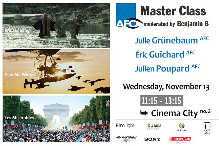 AFC Master Class with Julie Grünebaum, Eric Guichard and Julien Poupard, Wednesday November 13 Moderated by Benjamin B