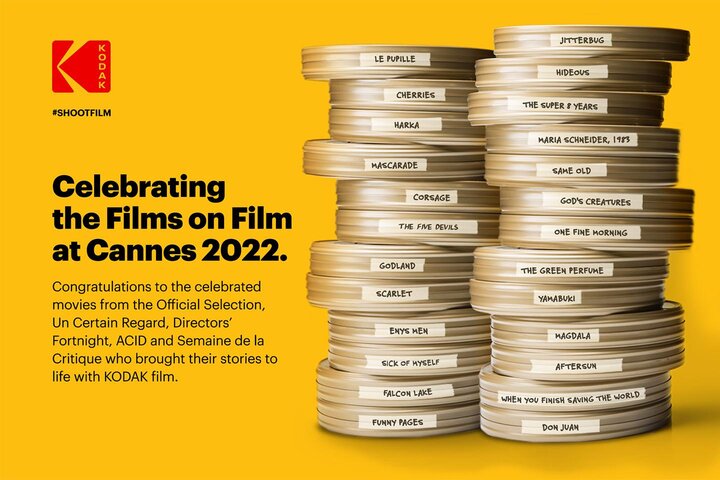 Kodak features 26 productions shot on film at Cannes'FIF 2022