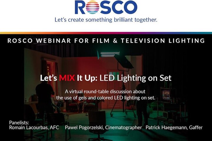 A Rosco Webinar for Film and Television Lighting