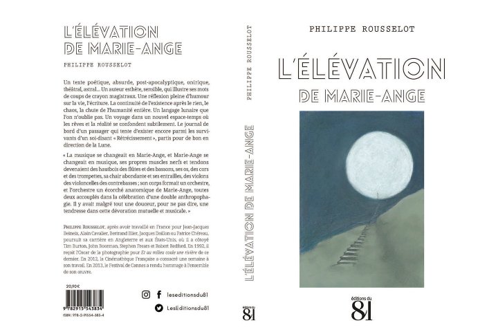 Parution de "L'Élévation de Marie-Ange", un ouvrage de Philippe Rousselot, AFC, ASC