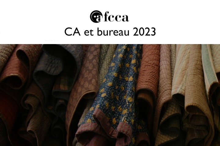 AFCCA, CA et bureau 2023