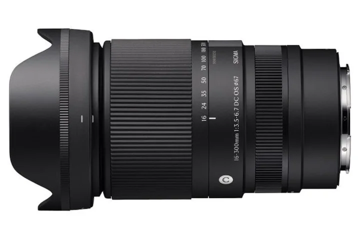 Sigma présente le 16-300 mm F3,5-6,7 DC OS | Contemporary, premier objectif zoom pour appareil hybride de rapport 18,8x