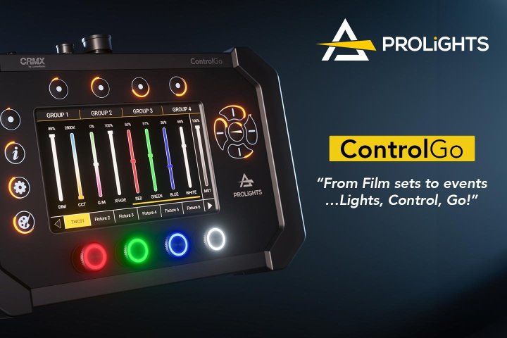 ESL présente ControlGo, le contrôleur portable DMX / RDM / CRMX pour un univers sur batterie