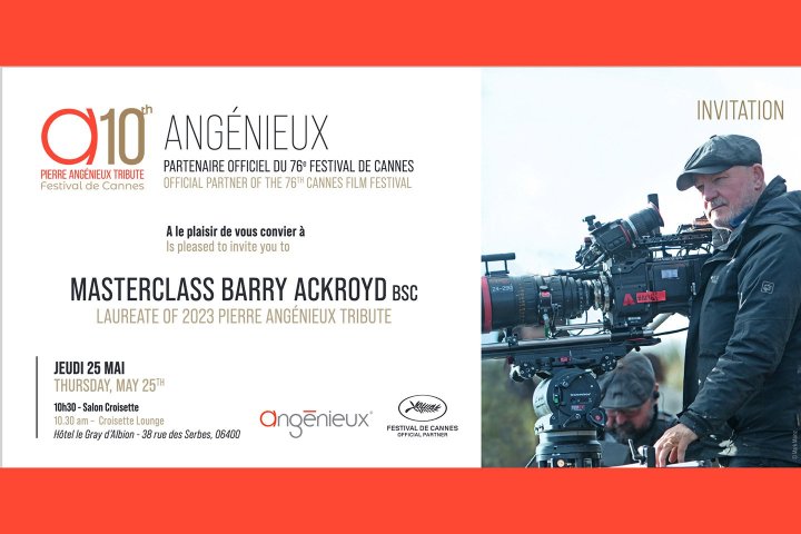 Master Class Barry Ackroyd, BSC, proposée par Angénieux