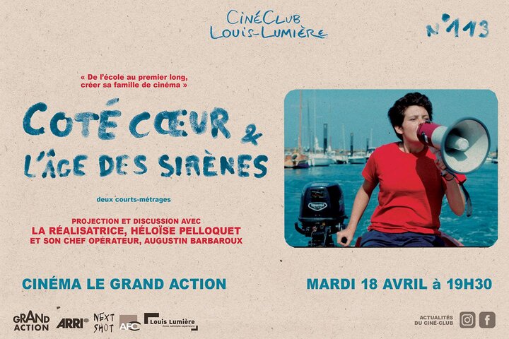 "L'Âge des sirènes" et "Côté cœur", d'Héloïse Pelloquet, projetés au Ciné-club de Louis-Lumière