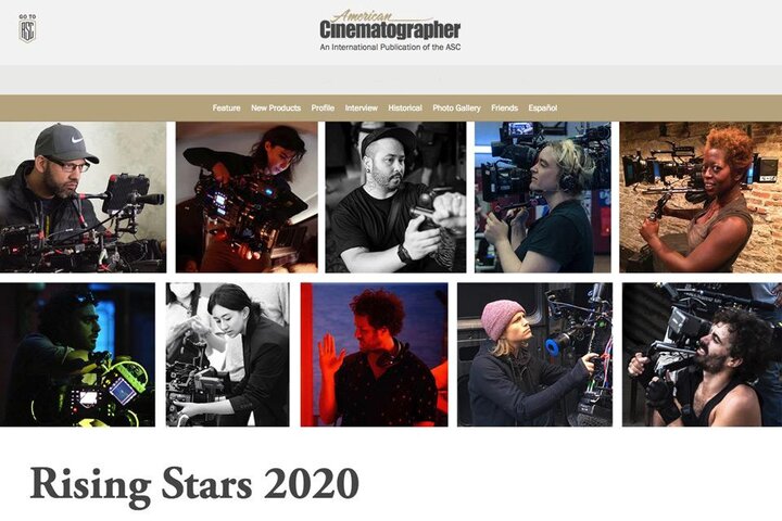 Les étoiles montantes de la cinématographie 2020 L'avenir vu par l'"American Cinematographer" avec ses étoiles montantes de l'année