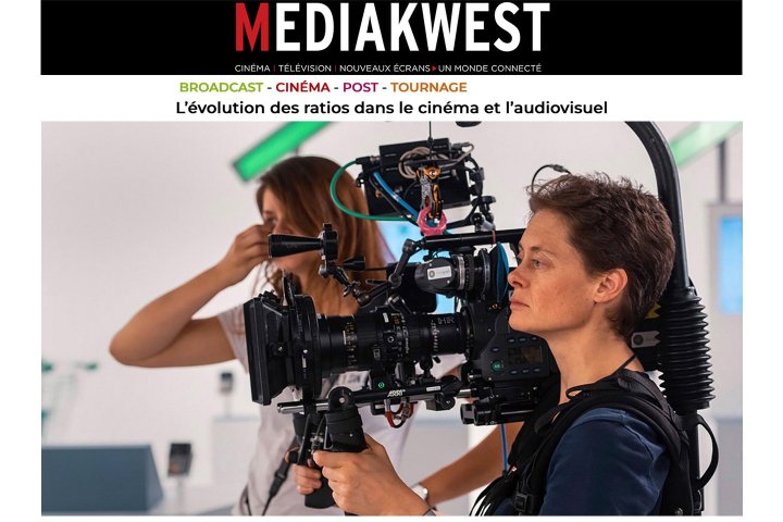 "L'évolution des ratios dans le cinéma et l'audiovisuel", dans les pages du magazine "Mediakwest"