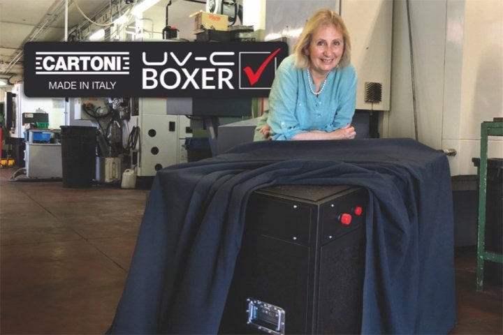 Cartoni introduces the UV-C Boxer A UV disinfection device for video and motion picture equipment