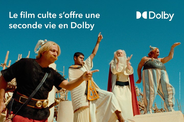 Le film culte "Astérix et Obélix : Mission Cléopâtre" s'offre une seconde vie avec les technologies Dolby